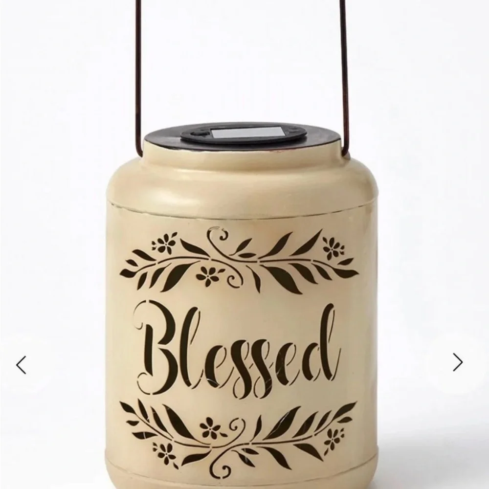 Blessed Yellow Solar Lantern